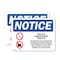 Signmission This Is A Tobacco Free Campus Sign, Vinyl Decal, 10in W x 7in L, 2PK OS-2PACK-NS-D-710-L-18627 - alternate 1